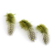 Chicken Feather Costume Accessories, Dyed, Olive Drab, 65~135x25~45mm(FIND-Q048-10)