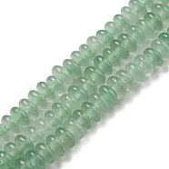 Natural Green Aventurine Beads Strands, Rondelle, 4~4.5x2~2.5mm, Hole: 1.2mm, about 155~163pcs/strand, 15.24''~15.31''(38.7~38.9cm)(G-K343-C02-02)