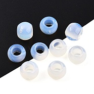 Opalite Beads, Large Hole Beads, Rondelle, 10~10.5x7.5~9mm, Hole: 5mm(G-T092-10mm-17)