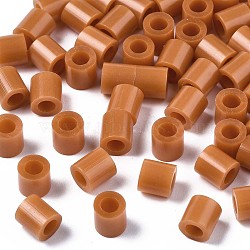 5mm Melty Beads PE Fuse Beads, Small DIY PE Beads, Tube, Peru, 5x5mm, Hole: 3mm(X-DIY-R013-78)