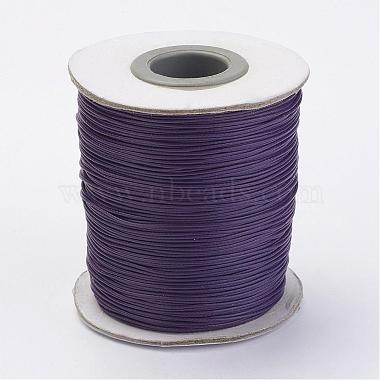 0.5mm Purple Waxed Polyester Cord Thread & Cord