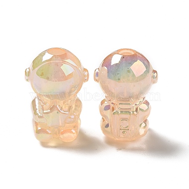UV Plating Rainbow Iridescent Acrylic Beads(PACR-M002-06)-5