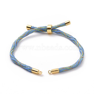 Nylon Cord Silder Bracelets(MAK-C003-03G-19)-4