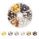 300Pcs 6 Colors 6-Petal Iron Bead Caps(IFIN-CJ0001-67)-1