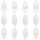Glass Double Terminal Pointed Pendants(G-OC0004-13)-1