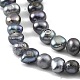 Dyed Natural Cultured Freshwater Pearl Beads Strands(PEAR-A006-03B)-4