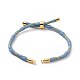 Nylon Cord Silder Bracelets(MAK-C003-03G-19)-4