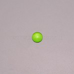 Glass Cabochons, Half Round, Lime, 12x4mm(GGLA-WH0001-10F)