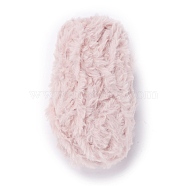 Polyester & Nylon Yarn, Imitation Fur Mink Wool, for DIY Knitting Soft Coat Scarf, Pink, 4.5mm(YCOR-C001-01D)