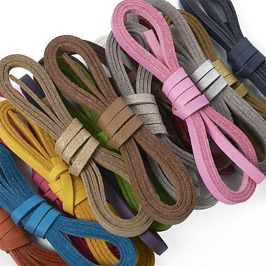 20 Strands 20 Colors Flat Imitation Leather Cord(WL-TA0001-01)-3