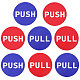 chgcraft 8 juegos 2 colores pegatinas autoadhesivas de pvc con letrero push-pull(DIY-CA0006-10)-1