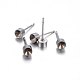 Accessoires des clous d'oreilles en 304 acier inoxydable(STAS-P210-50P-02)-1