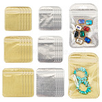 60Pcs 6 Styles Translucent Plastic Resealable Packaging Bags, Rectangle, Mixed Color, 11~15x7~10.5x0.03cm, 10pcs/style(OPP-TADJ0001-02)