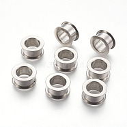Stainless Steel Color, 15x8mm(STAS-E036-12)
