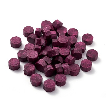 Sealing Wax Particles, for Retro Seal Stamp, Octagon, Purple, 0.85x0.85x0.5cm about 1550pcs/500g