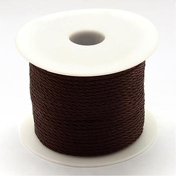 Nylon Thread, Coconut Brown, 3.0mm, about 27.34 yards(25m)/roll