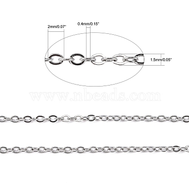 304 Stainless Steel Cable Chains(CHS-Q001-14)-2
