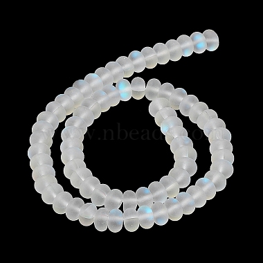 Frosted Transparent Glass Beads Strands(FGLA-M002-01I)-5