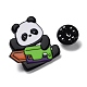 cuchillo de rábano y alfileres de esmalte panda(JEWB-H015-02EB-02)-3