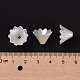 Multi-Petal Flower ABS Plastic Imitation Pearl Bead Caps(OACR-R016-25)-4