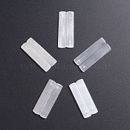 Natural Selenite Pendants, for Jewelry Making, Rectangle, 48~48.5x10~10.5x4~4.5mm, Hole: 1mm(G-G827-05G)