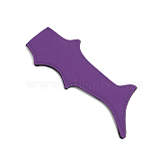 Neoprene Ice Pop Holder Bags, Shark Ice Pop Sleeves, Reusable Ice Pop Covers, Purple, 21.5x8x0.5cm(AJEW-WH0115-06D)