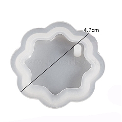 DIY Pendant Silicone Molds, Resin Casting Molds, for UV Resin, Epoxy Resin Jewelry Makings, Star, 47x7mm(PW-WG82759-02)