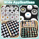 144Pcs Round Transparent Plastic Loose Diamond Packing Small Boxes Sets(CON-WH0095-198A)-4