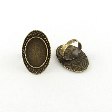 Antique Bronze Alloy Ring Components