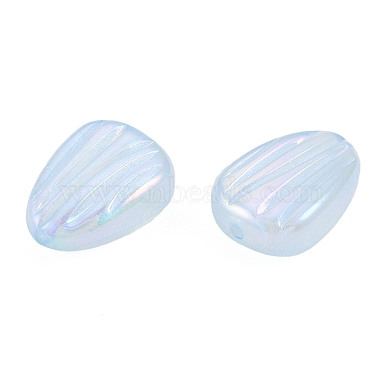 Rainbow Iridescent Plating Acrylic Beads(OACR-N010-079)-4