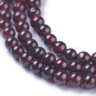 Natural Garnet Beads Strands(G-P433-28A)-2