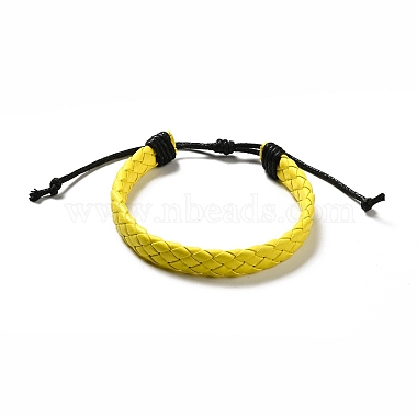 Yellow Imitation Leather Bracelets