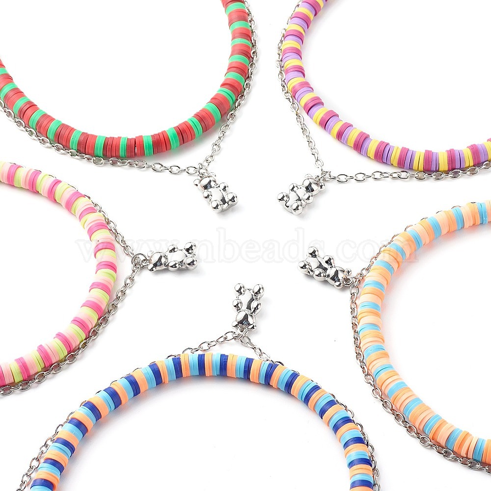 opvise Fruit Shape Choker Necklace Colorful Polymer Clay Faux Pearl Girl Beaded  Necklace Jewelry Accessory - Walmart.com