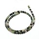 Natural Moss Agate Round Bead Strands(G-P072-01-6mm)-2