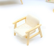 Dollhouse Miniature Sofa, Dollhouse Furniture Accessories, for Miniature Dinning Room, Blanched Almond, 36mm(PW-WGECFF5-01)