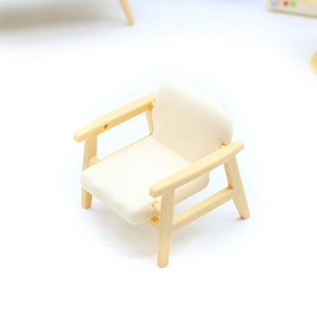 Dollhouse Miniature Sofa, Dollhouse Furniture Accessories, for Miniature Dinning Room, Blanched Almond, 36mm