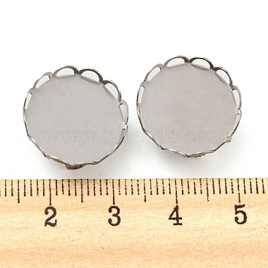 304 Stainless Steel Brooch Base Settings(FIND-D035-03B-P)-3