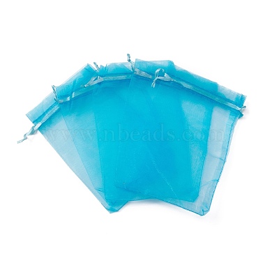 Organza Gift Bags with Drawstring(X-OP-R016-10x15cm-17)-3