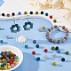 100Pcs 10 Colors Polymer Clay Pave Rhinestone Beads(RB-OC0001-07)-5