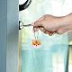 21pcs 7 styles PVC Anti-Lost Key Sleeve Pendant Decorations(HJEW-GO0001-07)-5