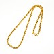 304 Stainless Steel Venetian Chain Necklace Making(STAS-A028-N031G)-1
