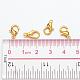 Zinc Alloy Jewelry Findings Golden Lobster Claw Clasps(X-E102-G)-5