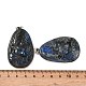 Natural Labradorite Carved Deer Big Pendants(G-B085-10P)-3