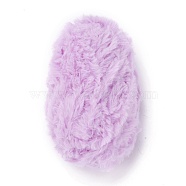 Polyester & Nylon Yarn, Imitation Fur Mink Wool, for DIY Knitting Soft Coat Scarf, Violet, 4.5mm(YCOR-C001-01P)