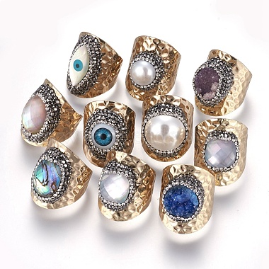 Mixed Color Iron Finger Rings