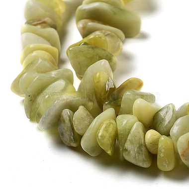 Natural Lemon Jade Chip Bead Strands(G-M205-22)-8