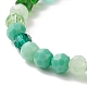 Bracelets pour enfants en perles de verre à facettes de couleur dégradée(BJEW-JB09173)-5