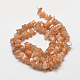 Sunstone naturelle perles de puce brins(G-E271-87)-2