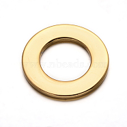 304 Stainless Steel Linking Rings, Golden, 31x2mm, Hole: 18mm(STAS-F079-03)