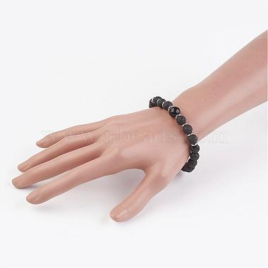 Natural Gemstone Beads Stretch Bracelets(BJEW-JB02711-02)-3